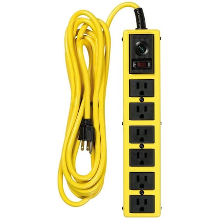 Southwire Outlet Tap, Surge, 15 ft., Yellow 5138N